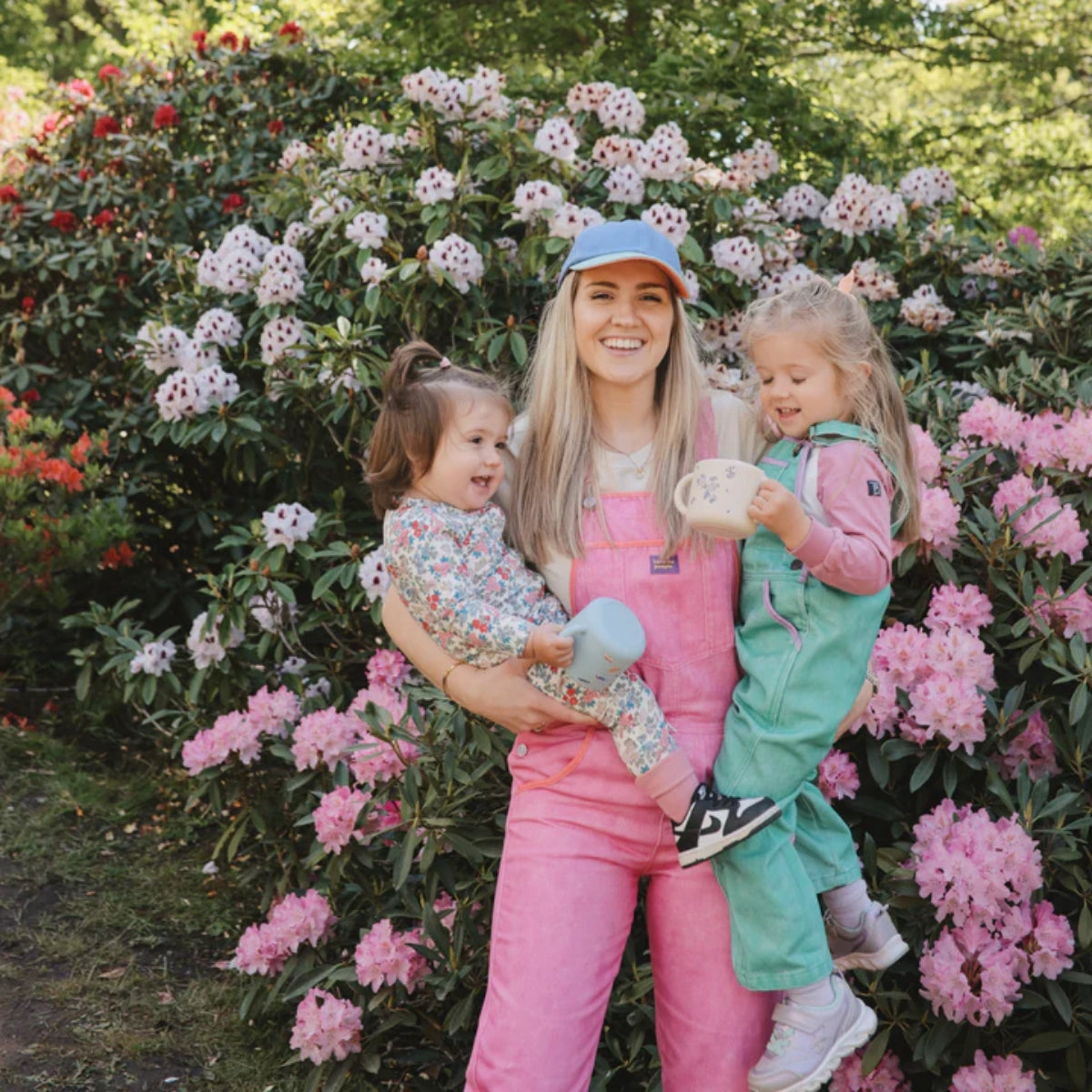 Porta Snack Infantil Mushie Lilac Flowers - Secure and Mess-Reducing